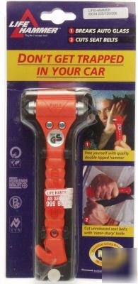 Lifehammer emergency auto window hammer breaker life