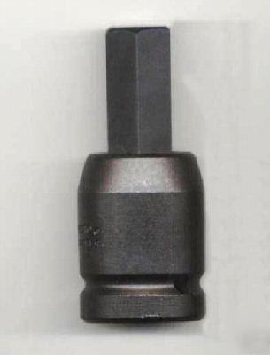 Metric hex bit socket 1IN.dr. x 19MM hex