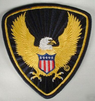 New brand security officer shoulder patch 