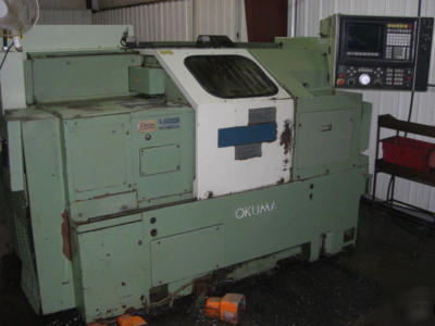 Okuma model lb-15 cnc turning center