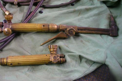 Purox oxy acetylene cutting torch regulators hoses etc