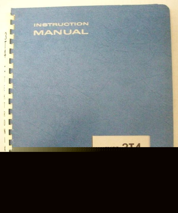 Tektronix 3T4 instruction manual - $5 shipping 