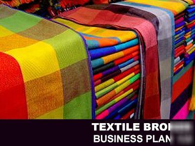 Textile broker company - business plan