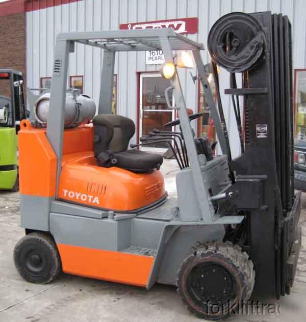 Toyota cushion 8000LB bcs forklift lifttruck