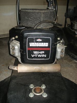 Two propane buffers ''cyclone'' 27''inch.vanguard 16-hp