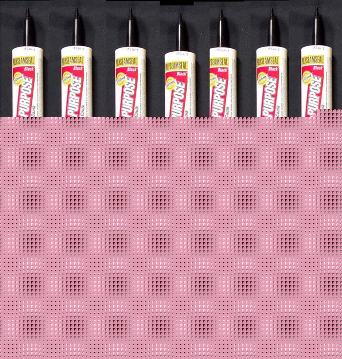 (10) * polyseamseal all-purpose black adhesive caulk
