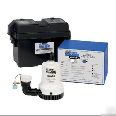 364417 computer operated ac/dc sump pump system