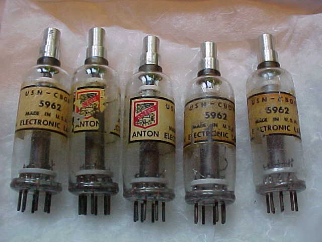 5962 hv regulator tubes for pdr 27 radiacs 5 each