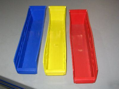 8020 shelf bin 17.875 x 4.125 x 4 yellow 2588 y