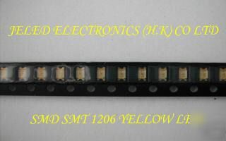 100X smd smt leds 1206 orange (200MCD)