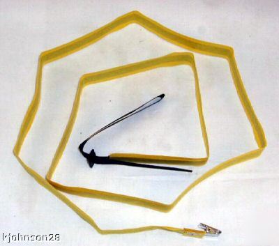 2 nip disposable anti-static esd ground wrist straps 