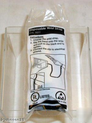 2 nip disposable anti-static esd ground wrist straps 