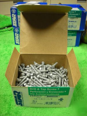 500 star drill & tap screws 12-14 x 1 1/2