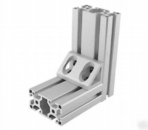 8020 t slot aluminum corner gusset 40 s 40-4334 n