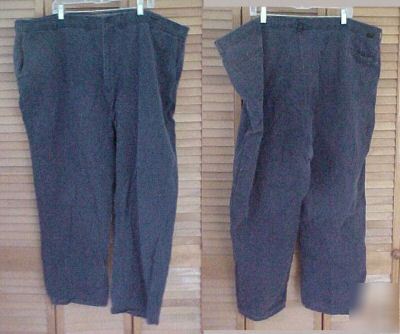 Bulwark fr flame resistant dark blue pants mens 52WX28L