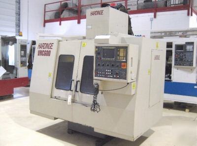 Hardinge vmc-600 cnc vertical machining center mill tap