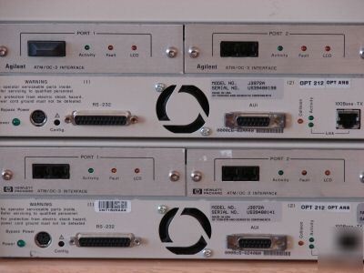 Hp/ agilent oc-3 amtprobe atm/oc-3 J3972A lot of 2