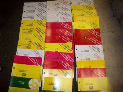 John deere operators manual lot of 35 