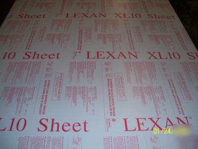 Lexan XL10 clear polycarbonate sheets