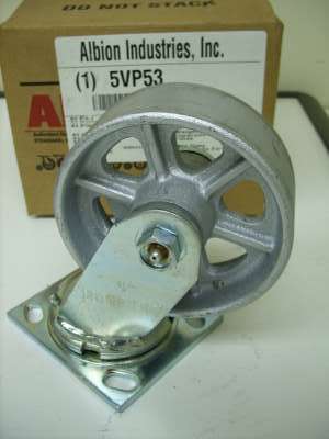 New swivel plate caster 5VP53 in box