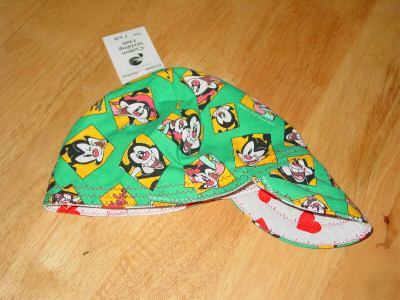New wakko & yakko welding hat cap cartoon guys 7 1/4
