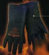 Tig welder top grain kidskin welding gloves black xl