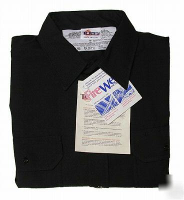 Topps firewear work uniform long sleeve shirt xl nwt