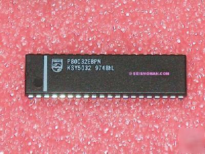 1EA philips 80C32 P80C32 P80C32EBPN cpu ic DIP40