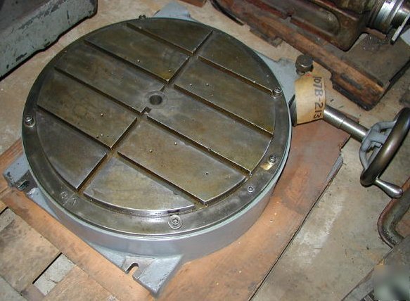 20 in pratt & whitney horizontal rotary table