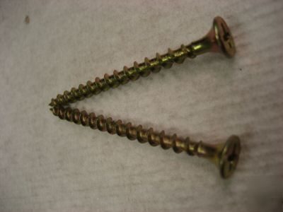 8 x 2-1/2 phil coarse thrd decking screw yel zinc 2500