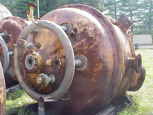 1500 gal stainless steel laboratory reactor w mixer