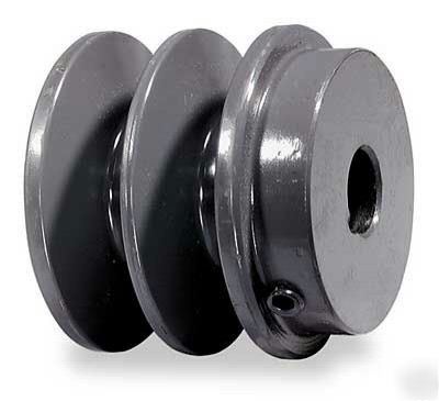 2.5 inch sheave, two-groove, 5/8