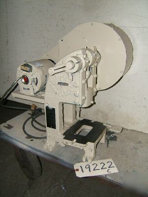 2 ton alva allen punch press, 1/3 hp, 115V (19222)