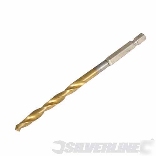 7PK pilot drill bit hex hss titanium 819714