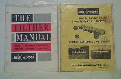 Cultivator parts op. manual side winder r/c-160 tilther