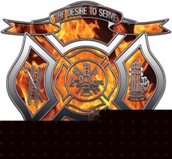 Firefighter decal reflective 12
