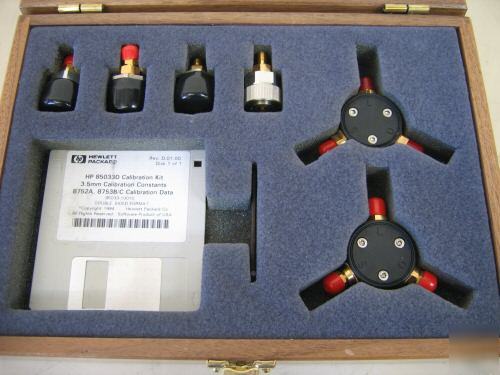 Hp agilent 85033D calibration kit 3.5 mm, dc to 6 ghz