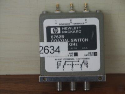 Hp/agilent 8762B coaxial switch 3PORT (sma)dc to 18GHZ