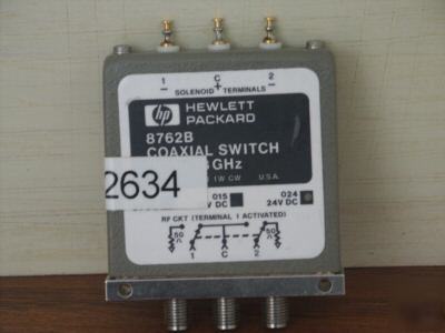 Hp/agilent 8762B coaxial switch 3PORT (sma)dc to 18GHZ