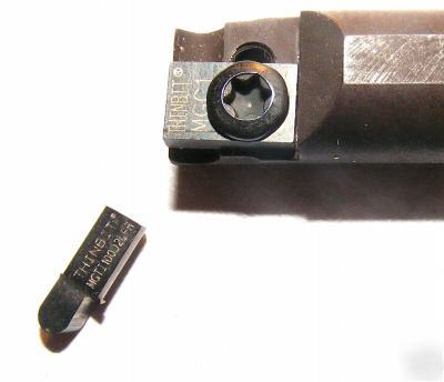Kaiser mini groove n turn 3/8 dia boring bar w/ inserts
