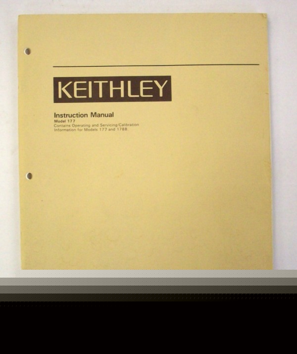 Keithley model 177/1788 op/service manual - $5 shipping