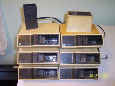 Lot motorola minitor 1 i charger amplified chargers