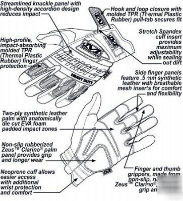 Mechanix m-pact 2 gloves red xxl