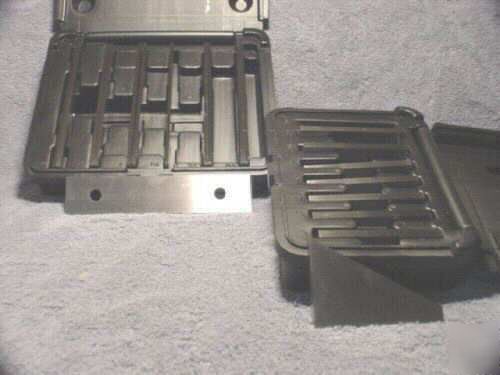 New 1 ea 6 pr 1/8 x 6 parallels set & 8PC. angle blocks