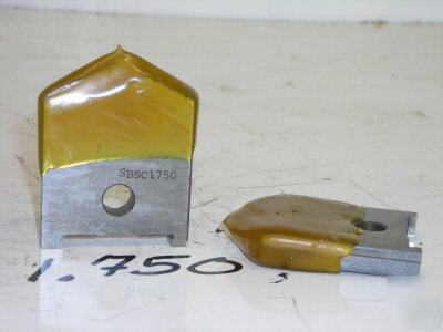 New 2 amec series ''c'' spade blades 1.750'' diameter