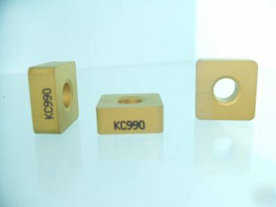 New 25 kennametal snma 544 KC990 carbide inserts M395