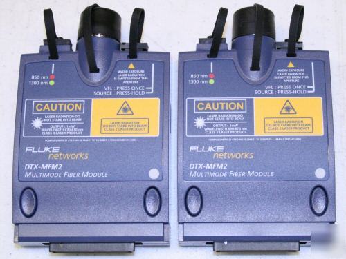 New fluke dtx-mfm 2 fiber modules 4 dtx-1200 dtx-1800