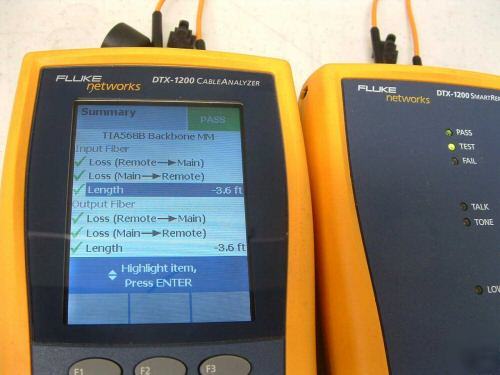 New fluke dtx-mfm 2 fiber modules 4 dtx-1200 dtx-1800