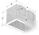 New greenheck ceiling exhaust fan sp-265-qd 