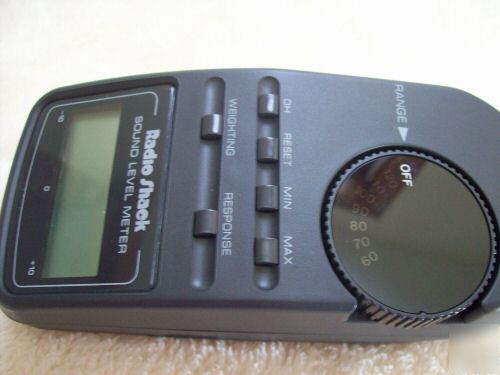 New radio shack digital sound level meter - condition 
